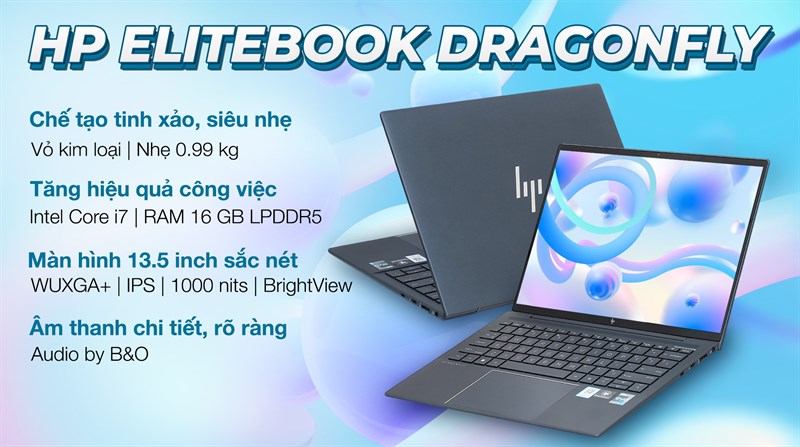 HP Elitebook Dragonfly G3 i7 1255U