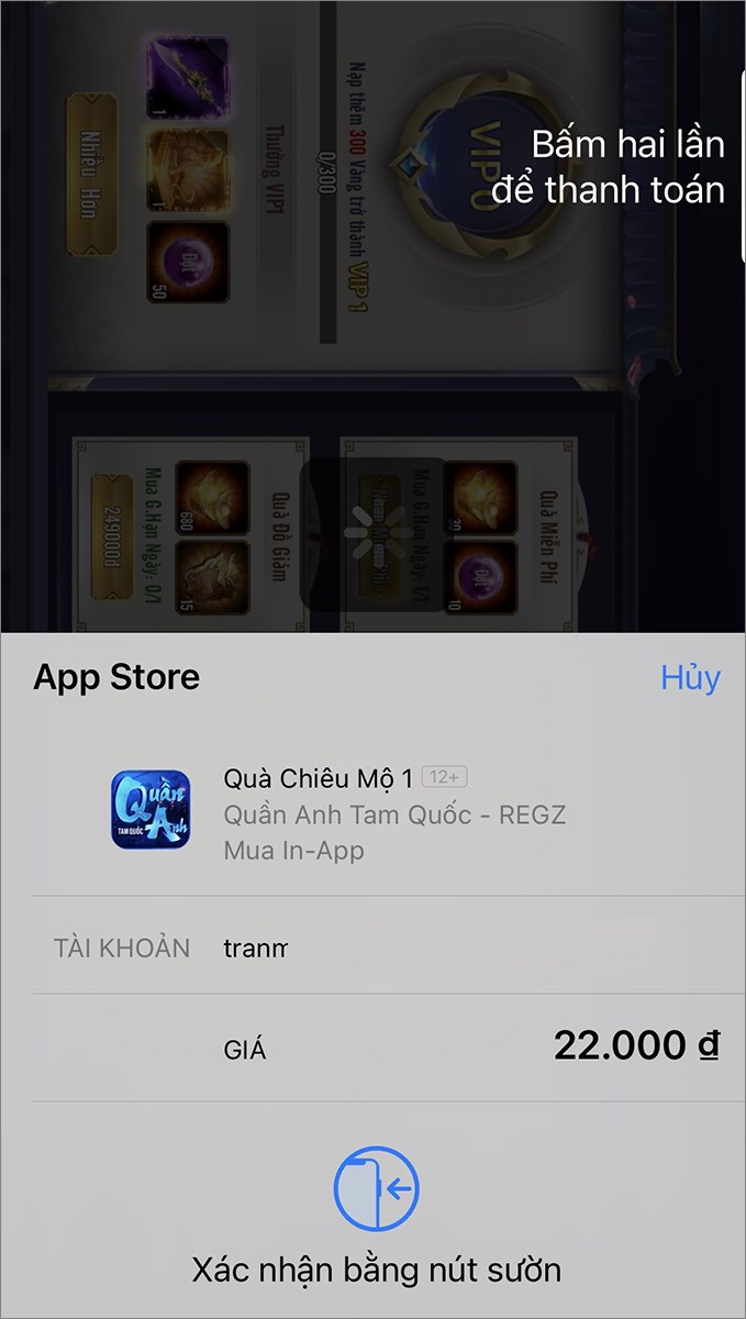 Xác nhận thanh toán