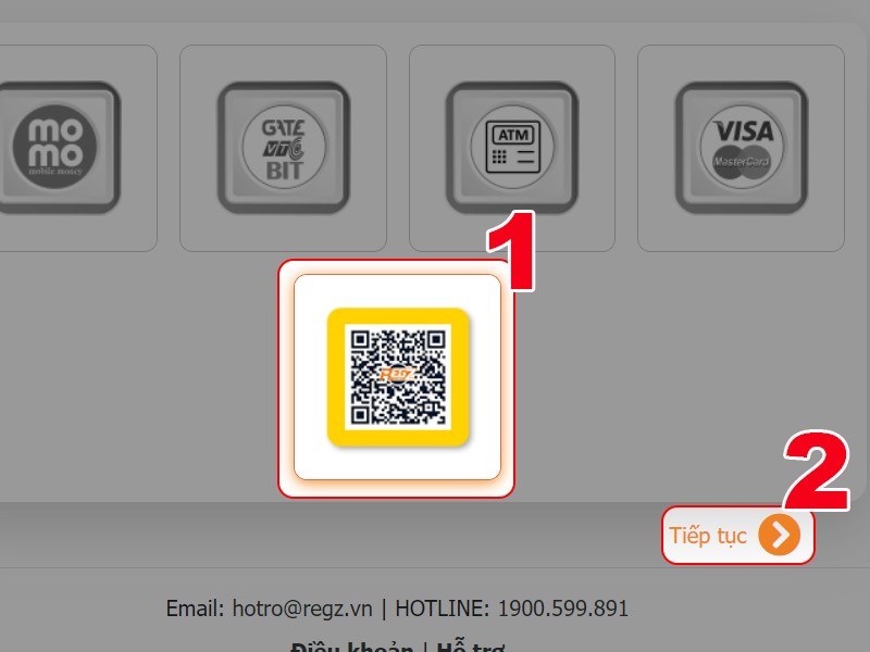 Chọn QR code