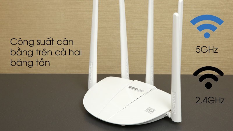 Router Wifi Chuẩn AC1200 Totolink A810R