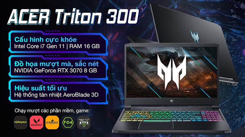 Acer Predator Triton 300 PT315 53 71DJ i7 11800H