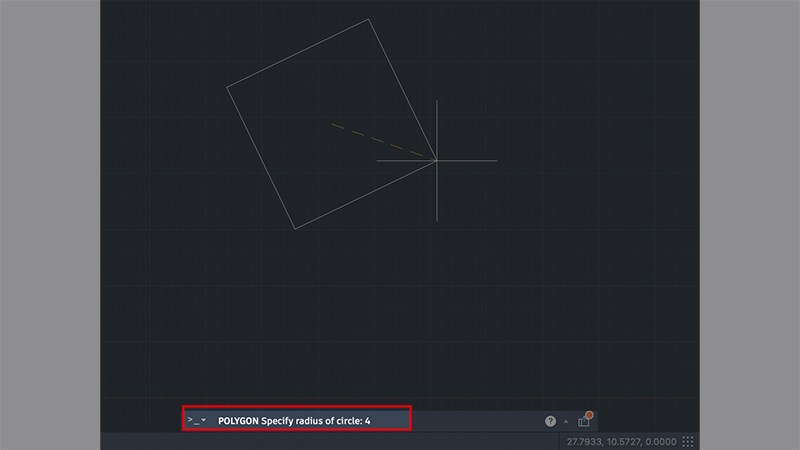 Nhập k&iacute;ch thước cạnh h&igrave;nh vu&ocirc;ng
