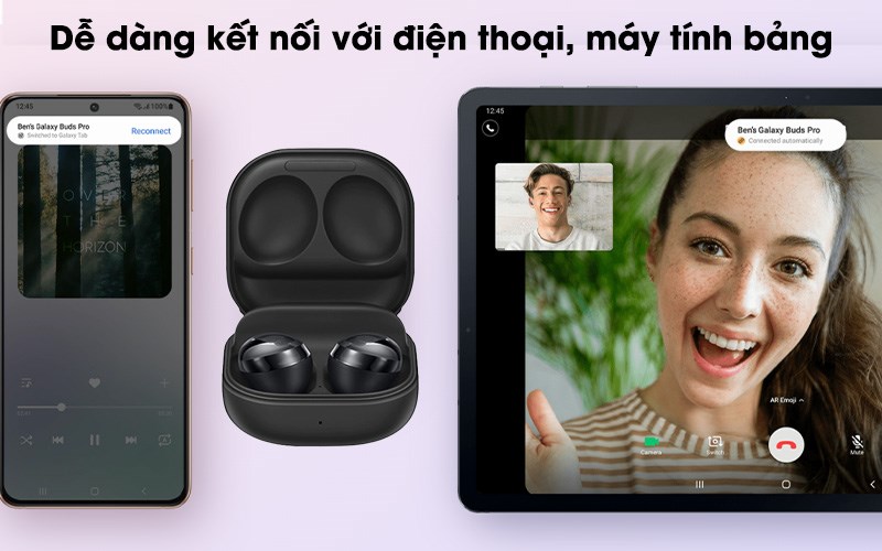 Tai nghe Bluetooth True Wireless Galaxy Buds Pro Bạc