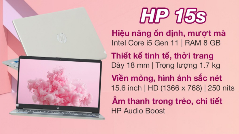 Cấu hình của HP 15s fq2561TU i5 1135G7