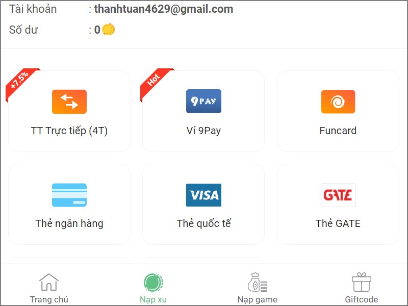 Chọn phương thức thanh to&aacute;n