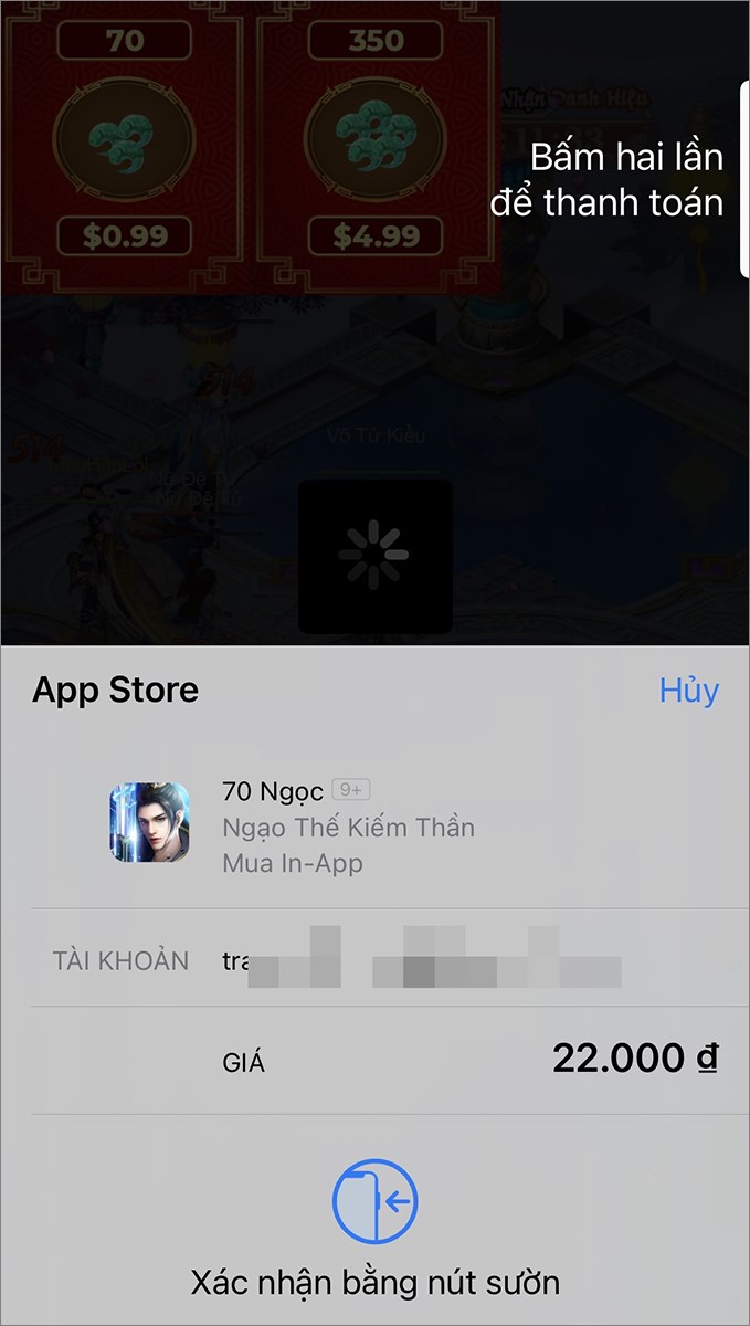 X&aacute;c nhận thanh to&aacute;n