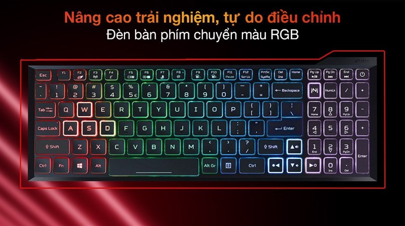 Đèn bàn phím chuyển màu