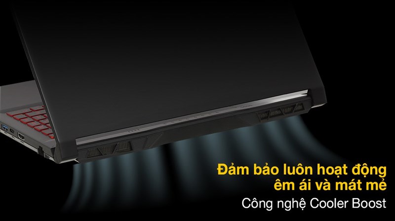 Hệ thống tản nhiệt mát mẻ, êm ái