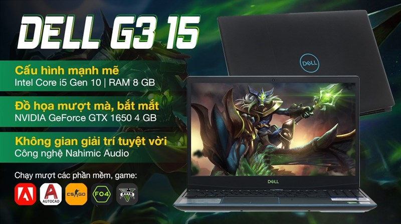 Dell Gaming G3 15 3500 i5 10300H (70253721)