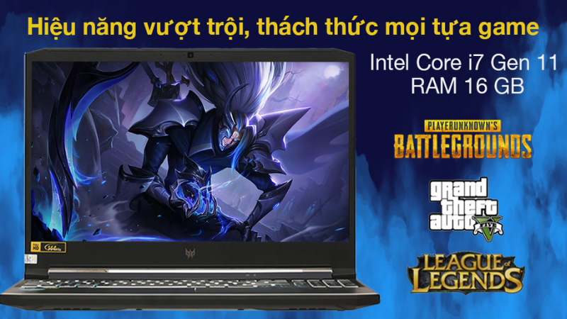  Acer Predator Helios PH315 54 75YD i7 với hiệu năng cực kỳ khủng khiếp