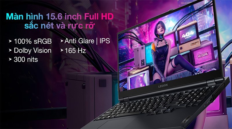 Màn hình có tần số quét khủng lên tới 165Hz