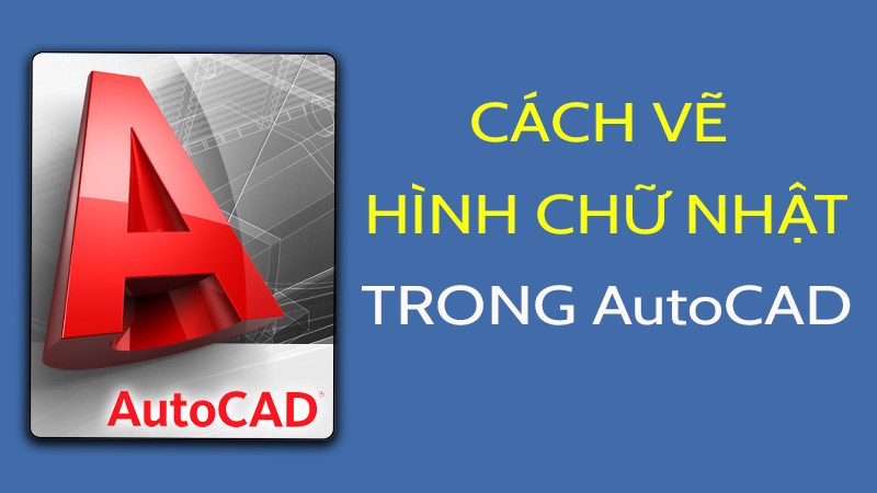 Hãy xem một hình ảnh đơn giản về cách vẽ hình chữ nhật trên phần mềm CAD. Điều này giúp bạn có thể hiểu rõ hơn cách tạo ra hình dạng này trên phần mềm.