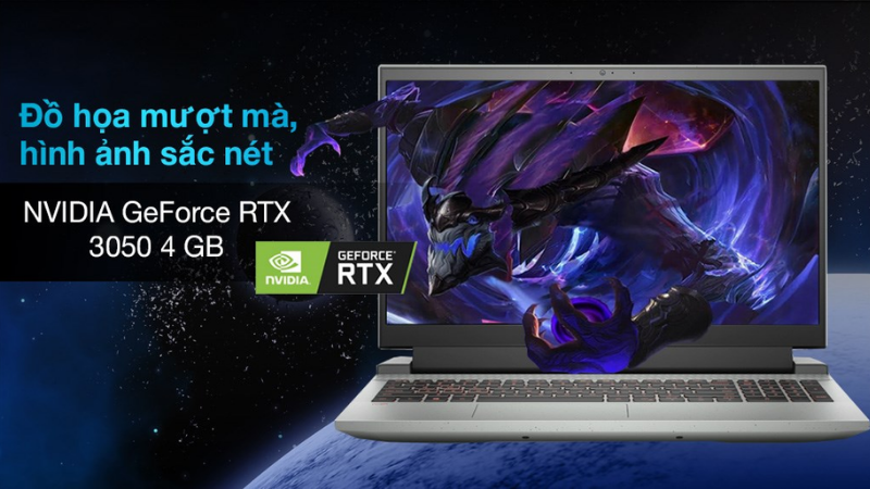 NVIDIA GeForce RTX 3050 mang lại hình ảnh đường đua sắc nét