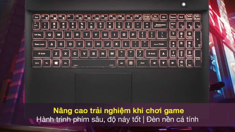 Bàn phim với độ nảy tốt, cực thích hợp cho PK trong game