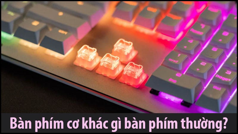 Bàn phím cơ khác gì bàn phím thường? Nên chọn bàn phím nào chơi game