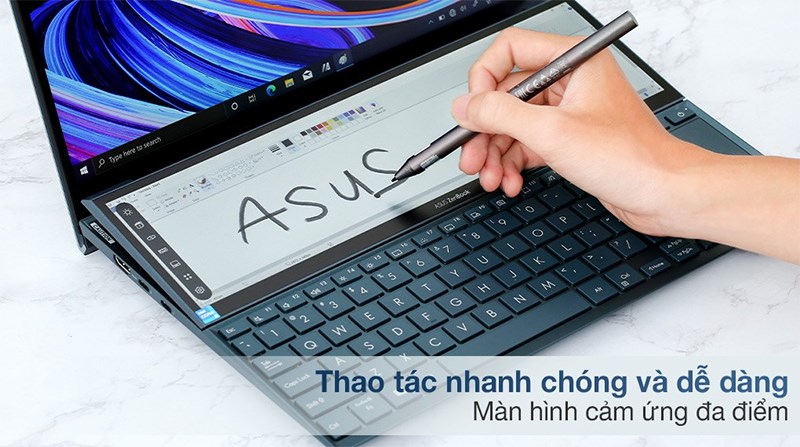 Tích hợp màn hình cảm ứng, thỏa sức sáng tạo