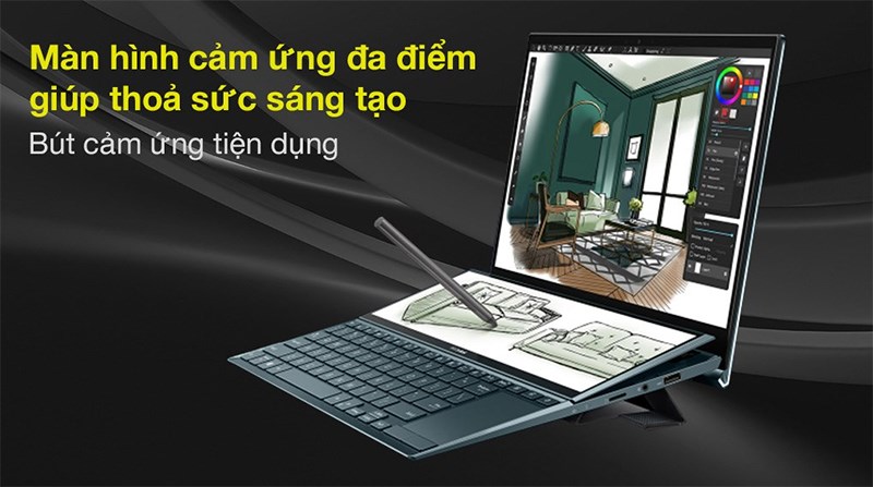 Màn hình cảm ứng đa điểm, làm việc linh hoạt