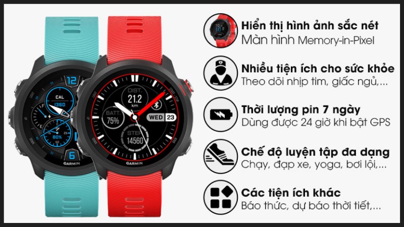 Đồng hồ th&ocirc;ng minh Garmin Forerunner 245 Music