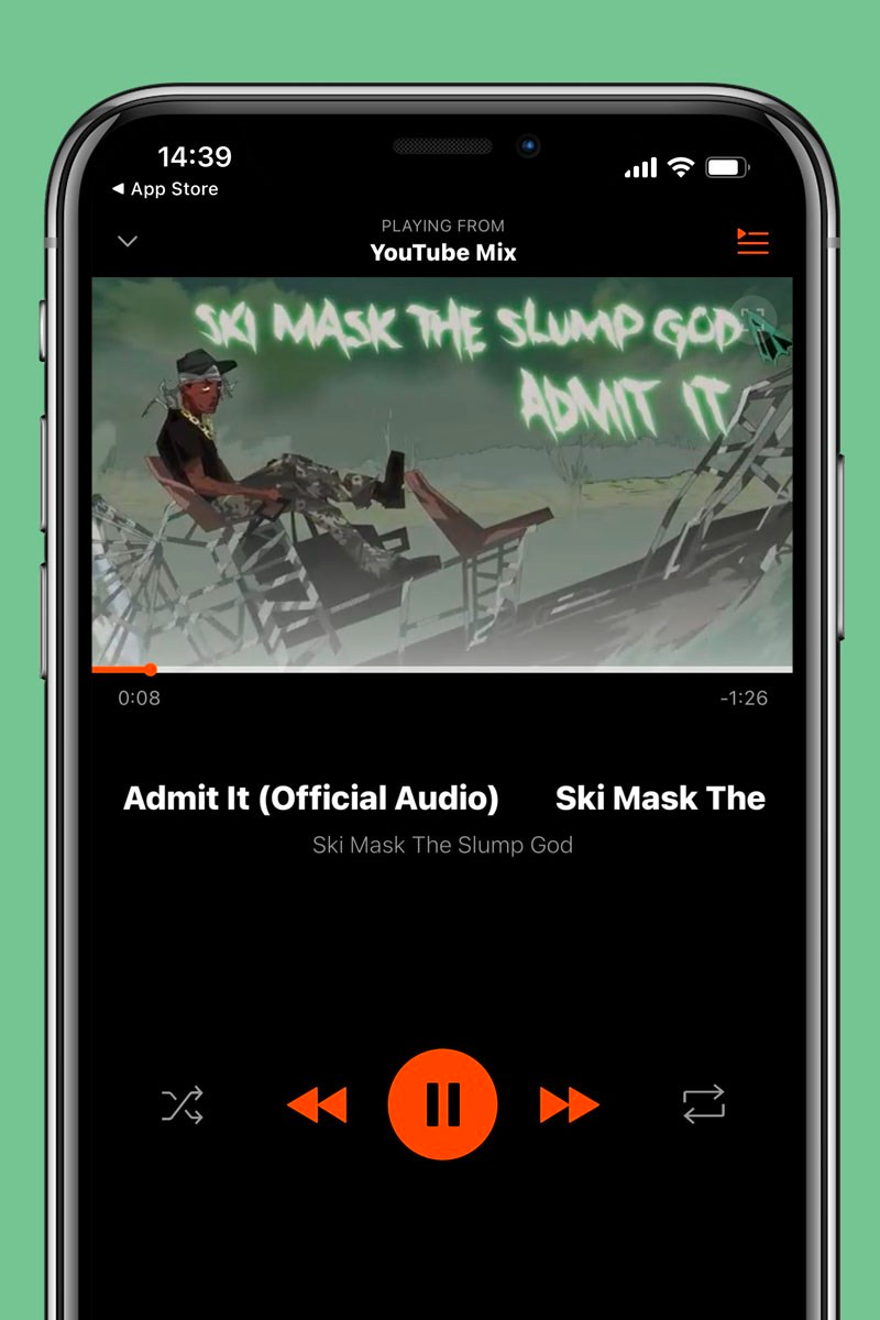 Musi: App nghe nhạc YouTube khi tắt màn hình iOS