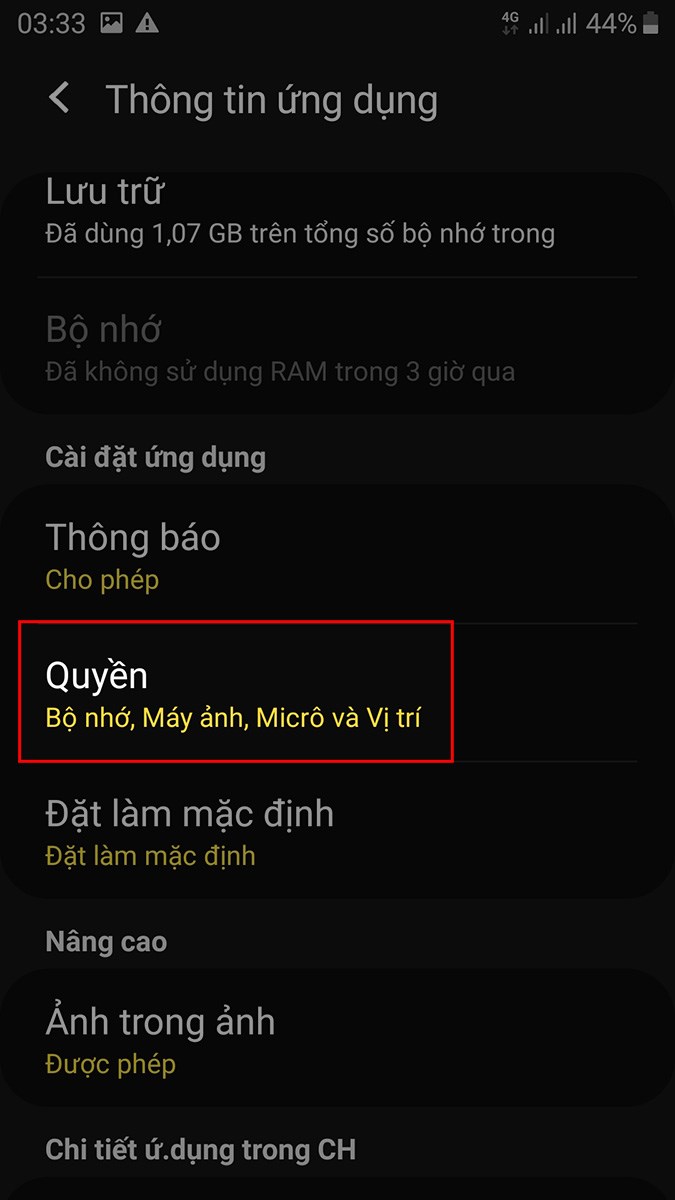 Chọn Quyền