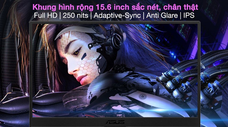 M&agrave;n h&igrave;nh rộng c&oacute; khả năng chống ch&oacute;i tốt