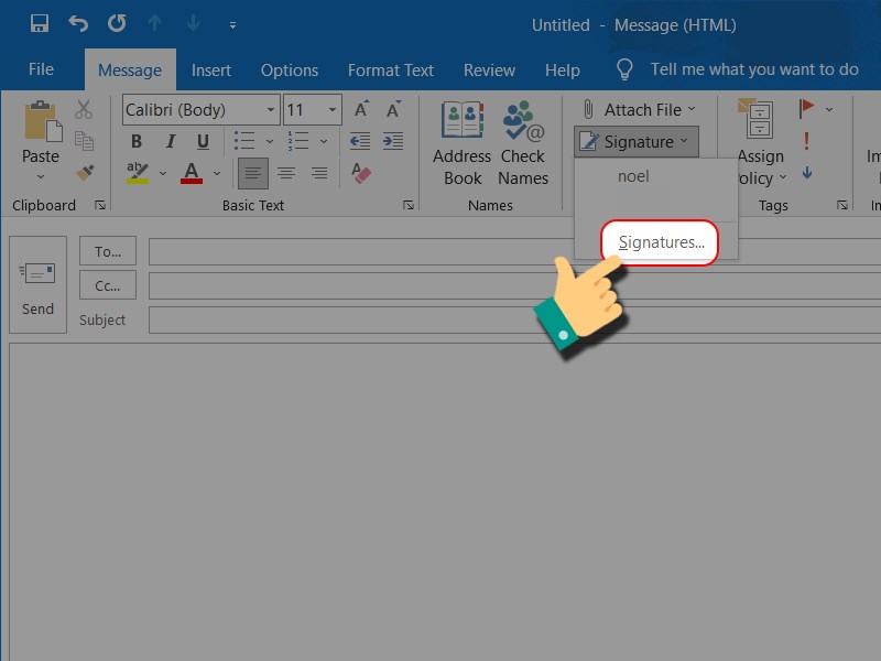 Chọn signatures Chọn signatures
