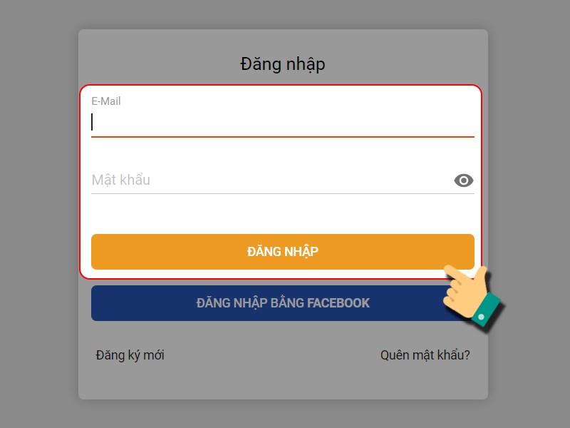 Đăng nhập t&agrave;i khoản game của bạn