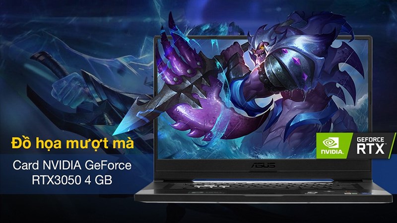 Hỗ trợ Card rời - RTX 3050 4GB Hỗ trợ Card rời - RTX 3050 4GB