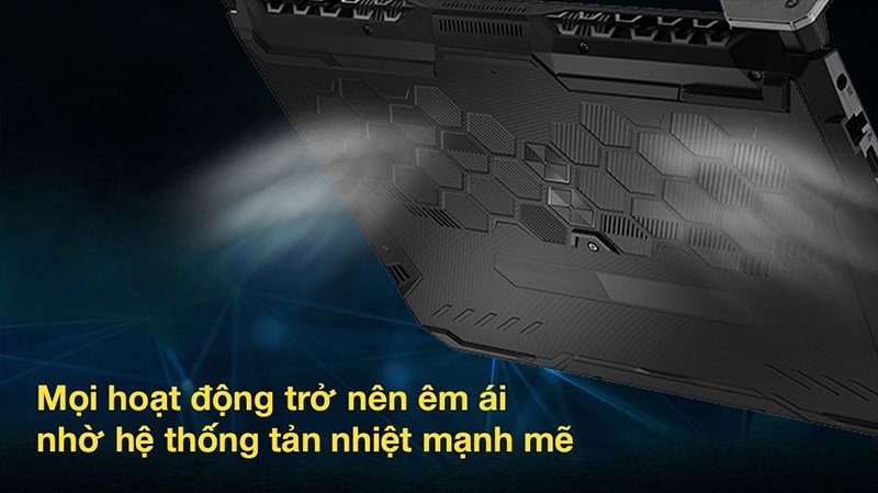 Hệ thống tản nhiệt mạnh mẽ Hệ thống tản nhiệt mạnh mẽ