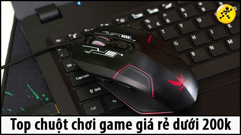 Top 5 chuột chơi game giá rẻ dưới 200k tốt nhất, đáng mua nhất