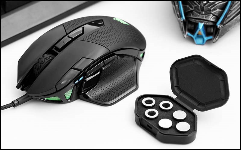 Chuột Gaming Corsair Nightsword RGB Tunable FBS/MOBA Đen