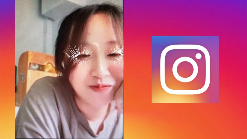 C&aacute;ch quay video filter l&ocirc;ng mi trắng tr&ecirc;n Instagram cực đơn giản