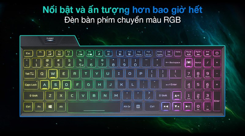 B&agrave;n ph&iacute;m Fullsize được t&iacute;ch hợp ph&iacute;m số với độ nảy tốt