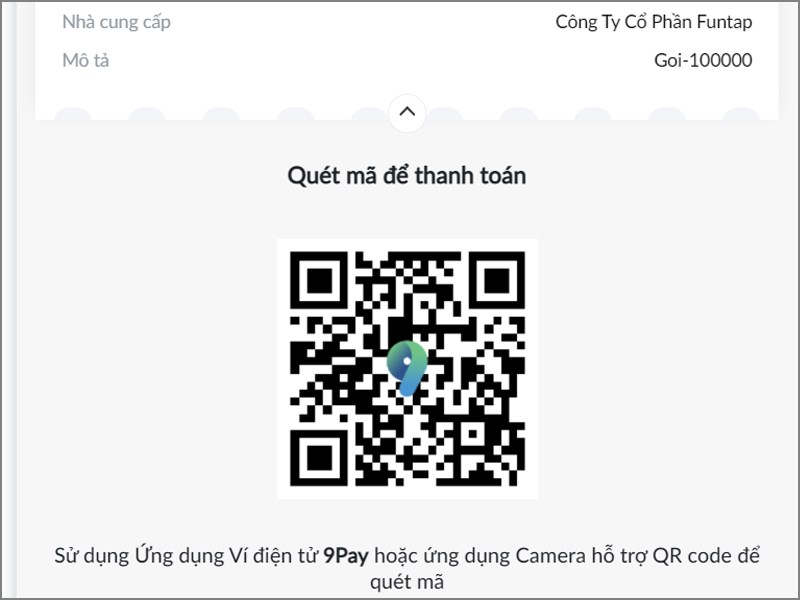 Qu&eacute;t m&atilde; QR để thanh to&aacute;n