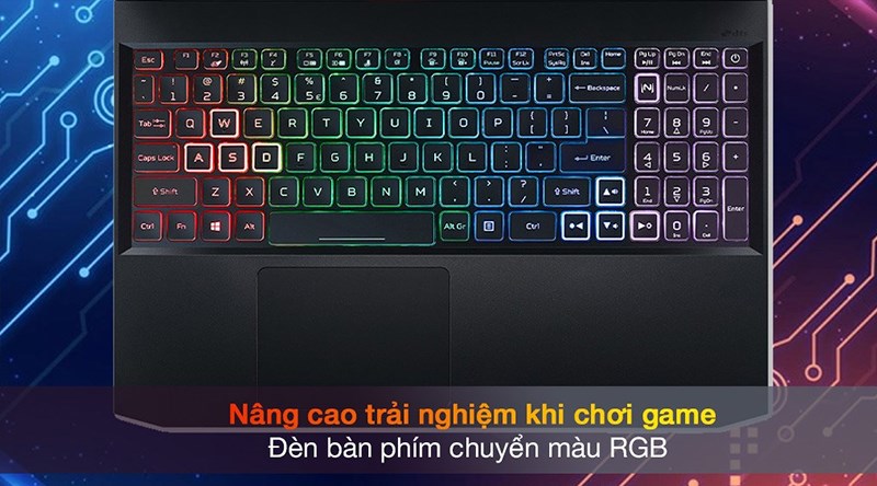 Bàn phím led RGB nâng cao trải nghiệm