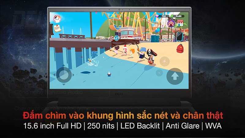 Màn hình hiển thị sắc nét, chân thật
