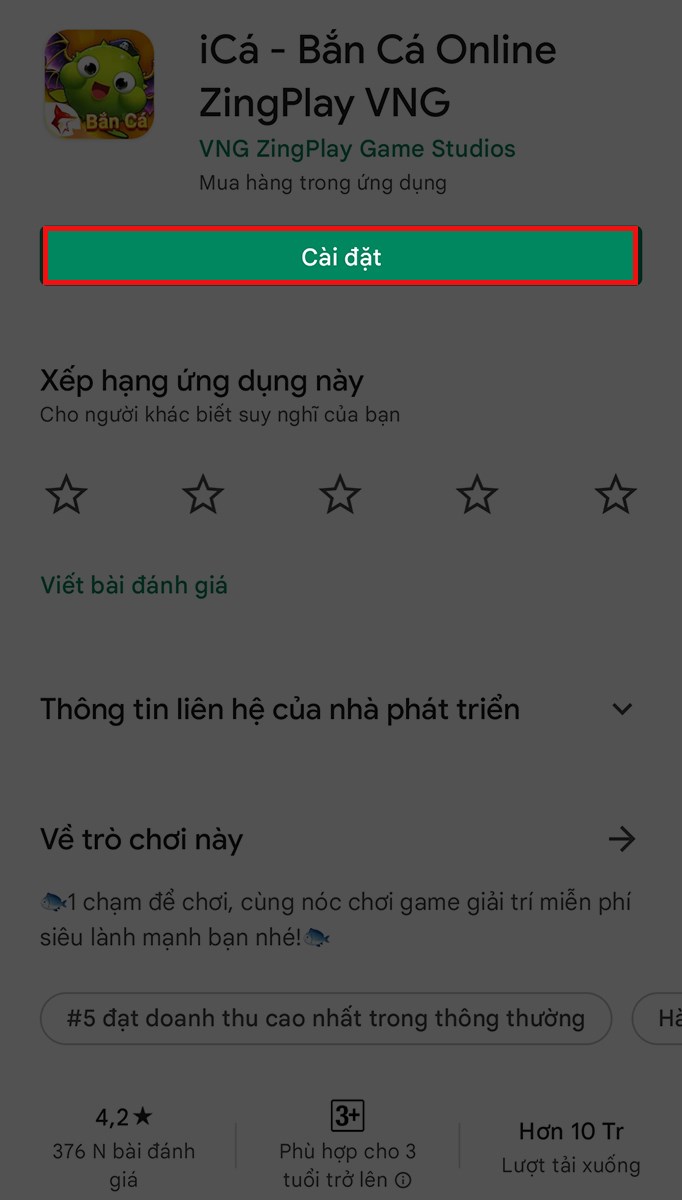 iCá - Bắn Cá ZingPlay VNG - Apps on Google Play
