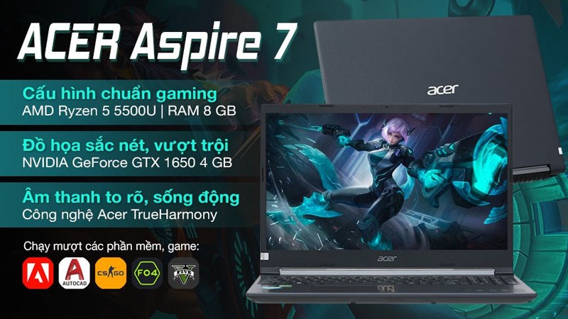 Acer Aspire 7 Gaming A715 42G R4ST R5 