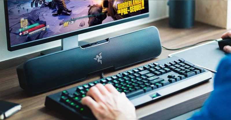 Loa m&aacute;y t&iacute;nh chơi game TaoTronics c&oacute; h&igrave;nh dạng soundbar 