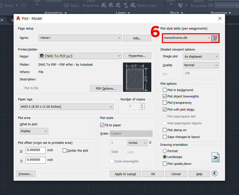 vjhmgjh Vào mục Plot style table