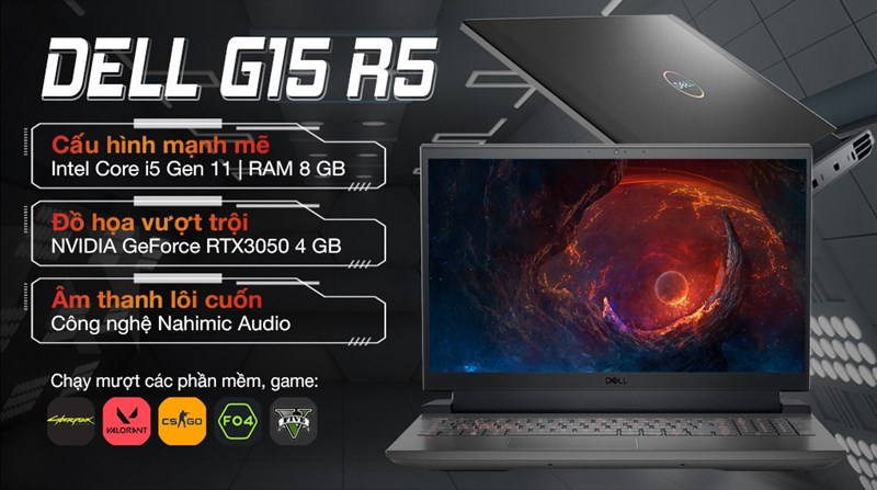 Dell Gaming G15 5511 i5 11400H (70266676)