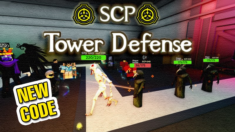 Code SCP Tower Defense mới nhất 
