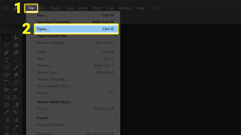 Mở file h&igrave;nh ảnh
