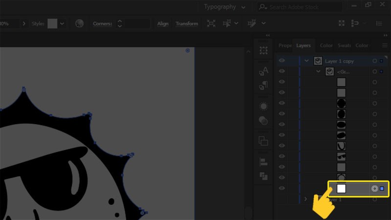 X&oacute;a layer nền