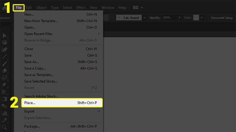 Ch&egrave;n h&igrave;nh ảnh v&agrave;o file