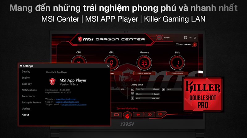 Killer Gaming LAN gi&uacute;p hạn chế lag m&aacute;y khi chơi game