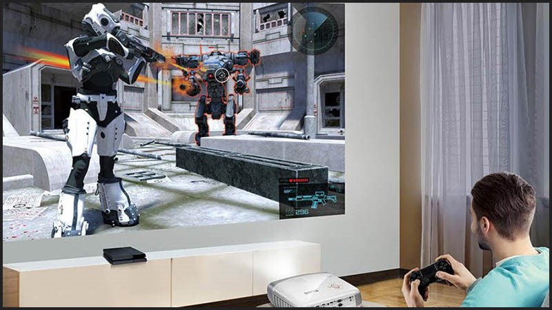 Lợi &iacute;ch khi chơi game tr&ecirc;n m&aacute;y chiếu