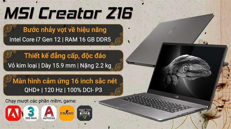 MSI Creator Z16 A12UET