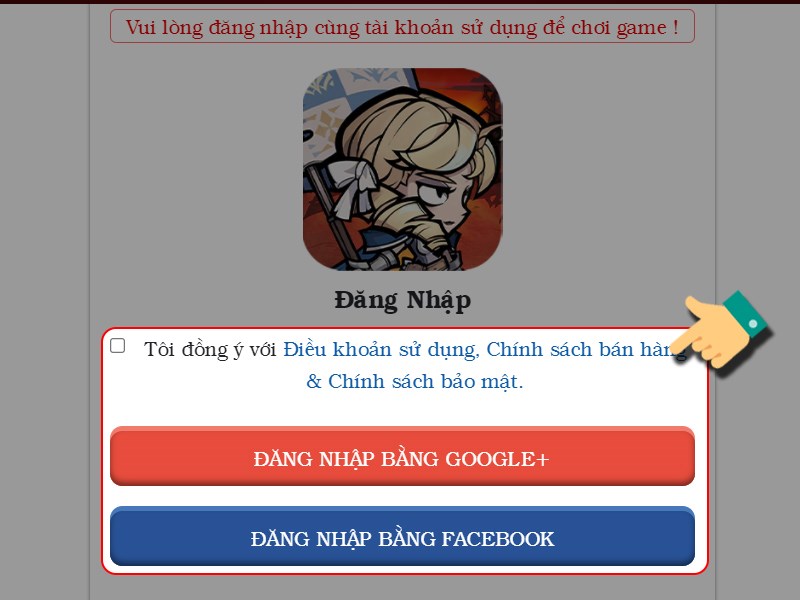 Đăng nhập tài khoản Starve Arena Đăng nhập tài khoản Starve Arena