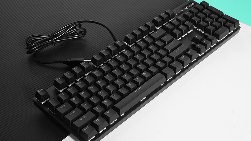 Bàn Phím Cơ Có Dây Gaming Rapoo V500 Pro Rainbow Backit Bàn Phím Cơ Có Dây Gaming Rapoo V500 Pro Rainbow Backit